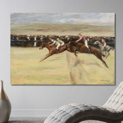 Corsa Di Cavalli Alle Cascine Max Liebermann mlb57 quadro stampato su tela
