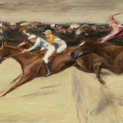 Corsa Di Cavalli Alle Cascine Max Liebermann mlb57 quadro stampato su tela