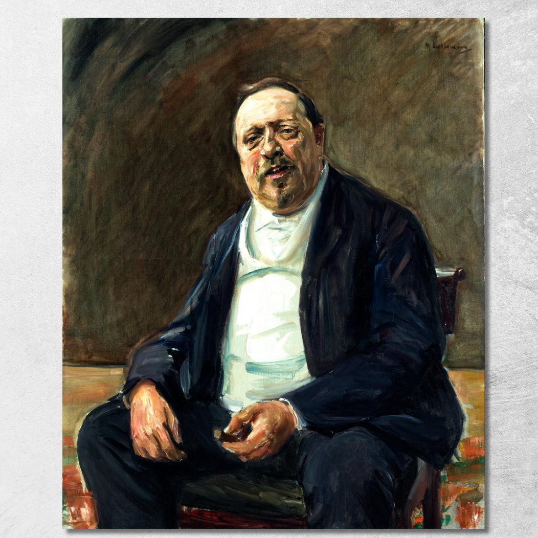 Ritratto Di Alfred Von Berger Max Liebermann mlb59 quadro stampato su tela