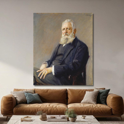 Ritratto Di Franz Adickes Sindaco Di Francoforte Max Liebermann mlb60 quadro stampato su tela