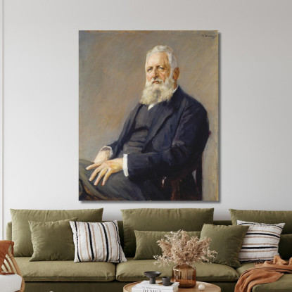 Ritratto Di Franz Adickes Sindaco Di Francoforte Max Liebermann mlb60 quadro stampato su tela