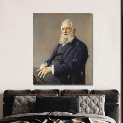 Ritratto Di Franz Adickes Sindaco Di Francoforte Max Liebermann mlb60 quadro stampato su tela