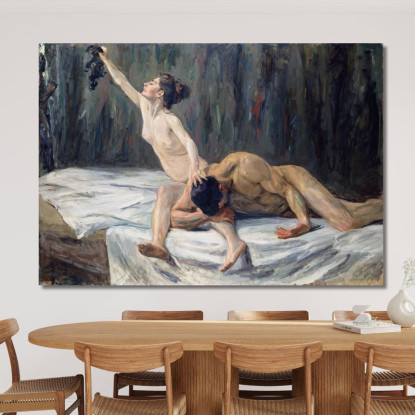 Sansone E Dalila Max Liebermann mlb71 quadro stampato su tela