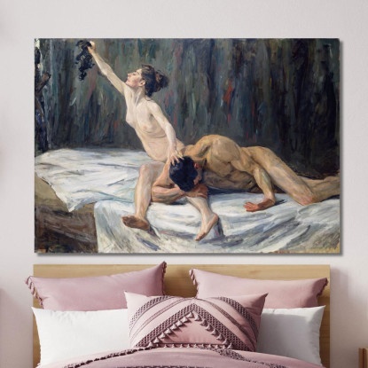 Sansone E Dalila Max Liebermann mlb71 quadro stampato su tela