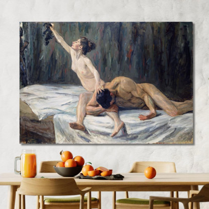 Sansone E Dalila Max Liebermann mlb71 quadro stampato su tela