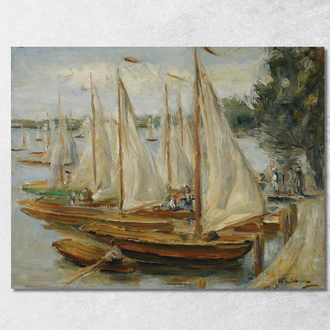 Barche A Vela Sul Wannsee Max Liebermann mlb74 quadro stampato su tela