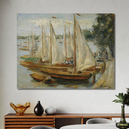 Barche A Vela Sul Wannsee Max Liebermann mlb74 quadro stampato su tela