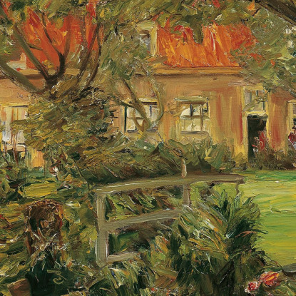 Giardino Dell'Ospedale A Edam Max Liebermann mlb79 quadro stampato su tela