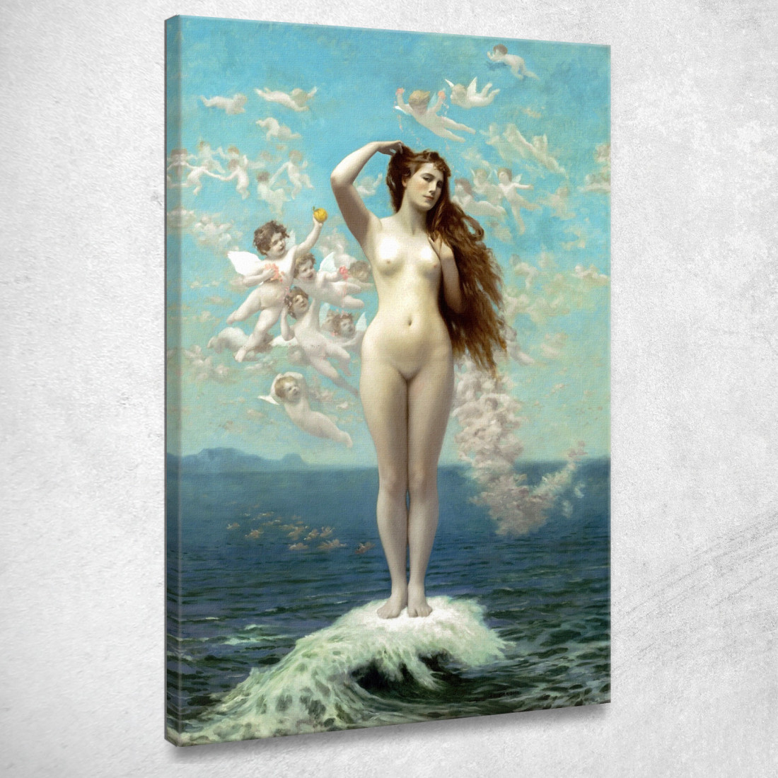 Venere Nascente Jean-Léon Gérôme jlg160 quadro stampato su tela