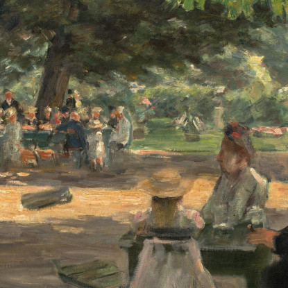 Studio Per Il Giardino Del Ristorante A Leida Max Liebermann mlb80 quadro stampato su tela
