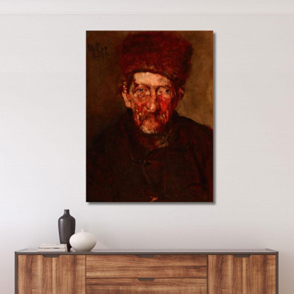 Studio: Busto Di Un Uomo Max Liebermann mlb81 quadro stampato su tela
