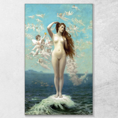 Venere Nascente Jean-Léon Gérôme jlg160 quadro stampato su tela