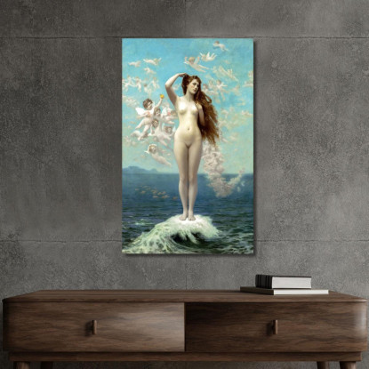 Venere Nascente Jean-Léon Gérôme jlg160 quadro stampato su tela