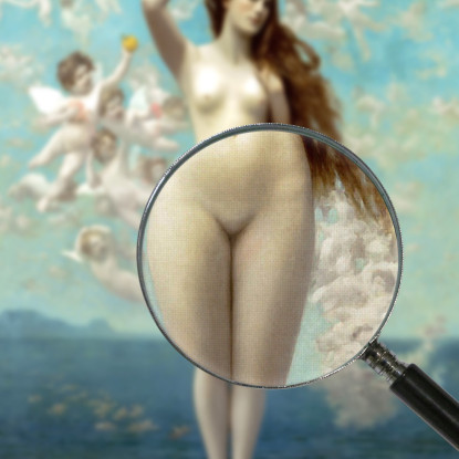 Venere Nascente Jean-Léon Gérôme jlg160 quadro stampato su tela