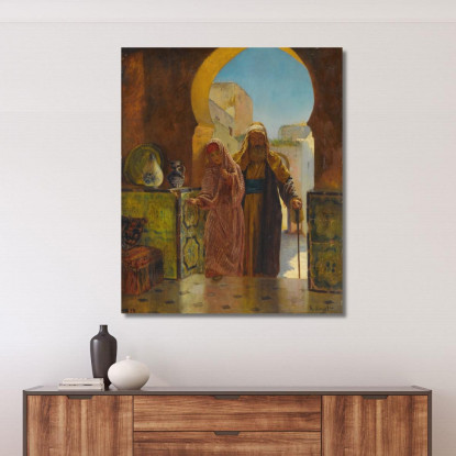 Una Mano Amica Rudolf Ernst rer2 quadro stampato su tela
