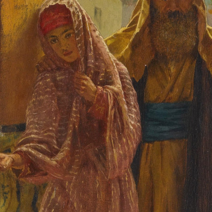 Una Mano Amica Rudolf Ernst rer2 quadro stampato su tela