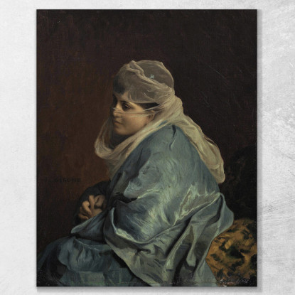 Donna Di Costantinopoli Jean-Léon Gérôme jlg164 quadro stampato su tela