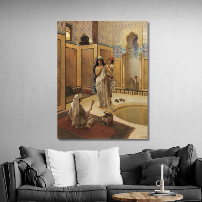 Dopo Il Bagno Rudolf Ernst rer9 quadro stampato su tela