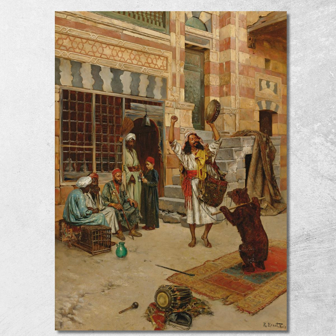 Uno Spettacolo Pomeridiano Rudolf Ernst rer11 quadro stampato su tela