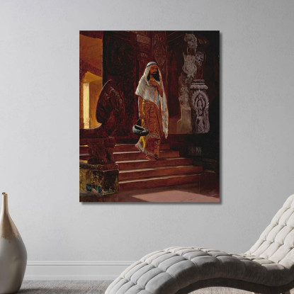 Entrando Nel Tempio Rudolf Ernst rer17 quadro stampato su tela