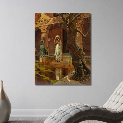 Lo Stagno Sacro Rudolf Ernst rer30 quadro stampato su tela
