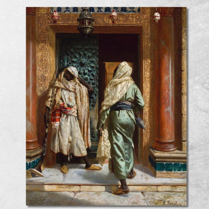 La Guardia Assopita Rudolf Ernst rer41 quadro stampato su tela