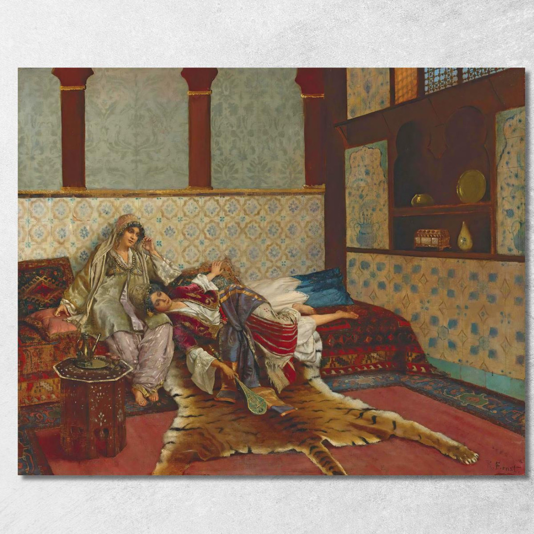 La Melodia Dimenticata 2 Rudolf Ernst rer44 quadro stampato su tela