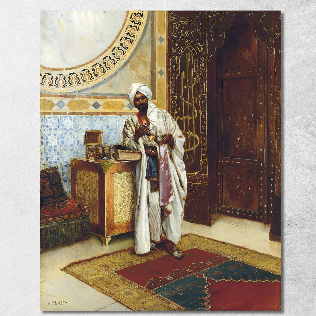 La Scatola Dei Gioielli Rudolf Ernst rer48 quadro stampato su tela