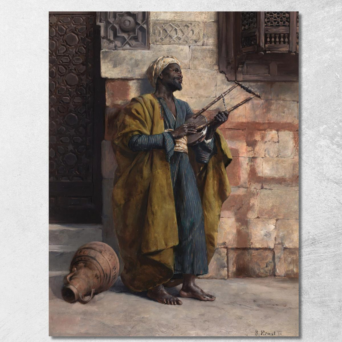 Il Musicista 2 Rudolf Ernst rer50 quadro stampato su tela