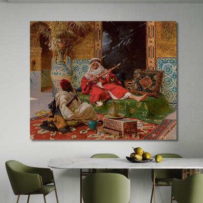 I Musicisti Rudolf Ernst rer53 quadro stampato su tela
