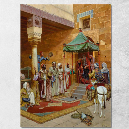 La Nuova Sposa Rudolf Ernst rer56 quadro stampato su tela
