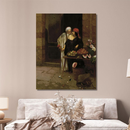 La Venditrice Di Arance Rudolf Ernst rer58 quadro stampato su tela