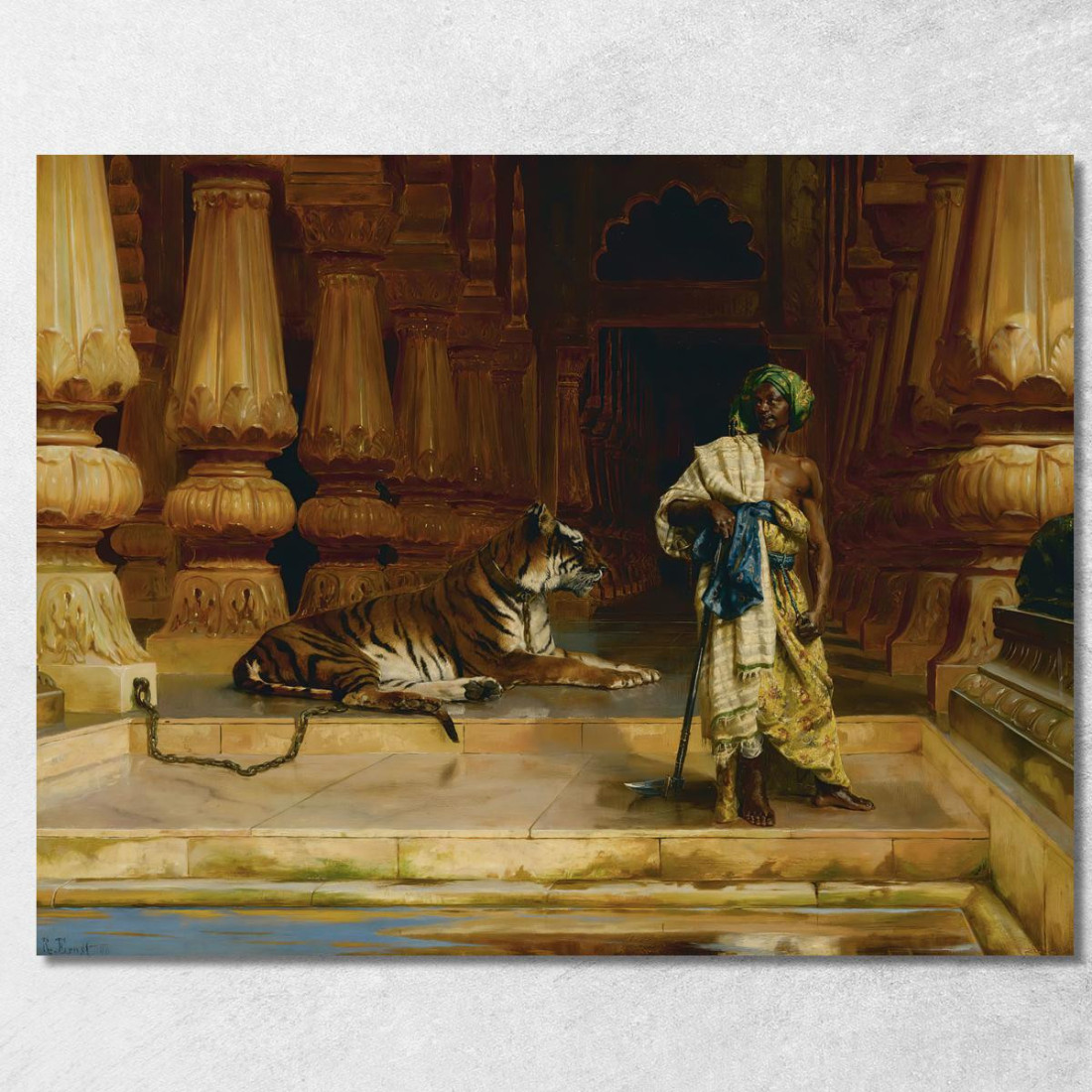 Le Guardie Del Palazzo Rudolf Ernst rer61 quadro stampato su tela