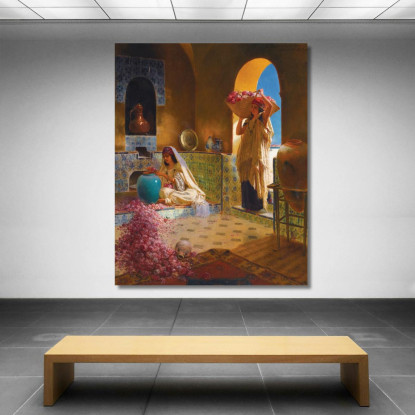 I Profumieri Rudolf Ernst rer62 quadro stampato su tela