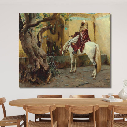 L'Abbeveratoio Rudolf Ernst rer68 quadro stampato su tela