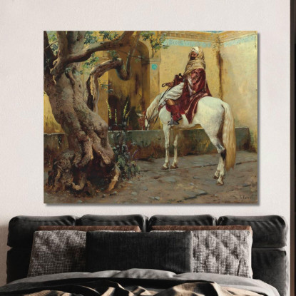 L'Abbeveratoio Rudolf Ernst rer68 quadro stampato su tela