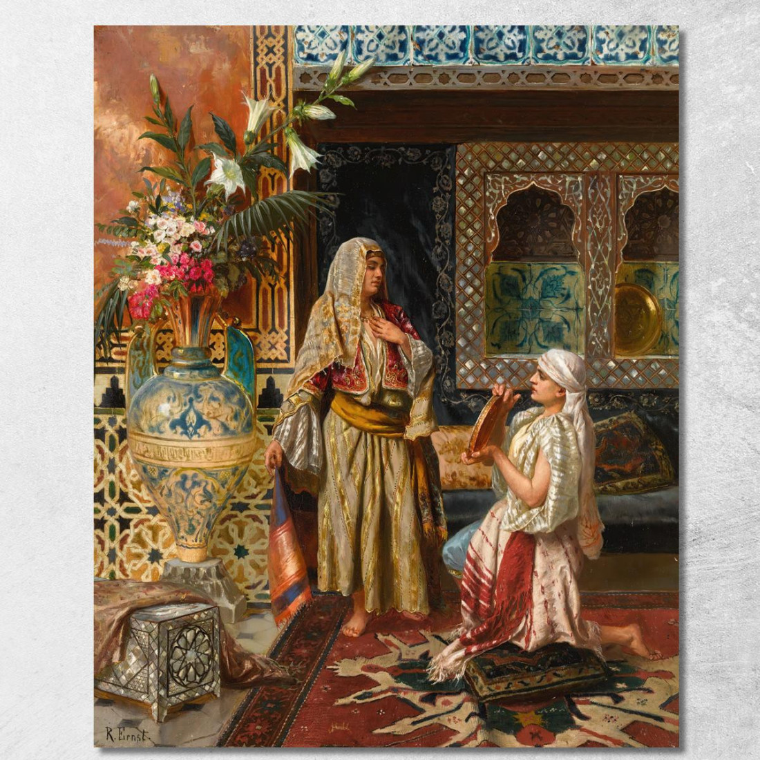 La Favorita Rudolf Ernst rer69 quadro stampato su tela
