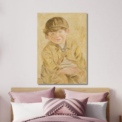 Ragazzo Con Berretto Con Visiera Tadeusz Makowski tmk16 quadro stampato su tela