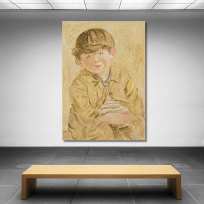 Ragazzo Con Berretto Con Visiera Tadeusz Makowski tmk16 quadro stampato su tela