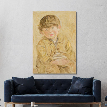 Ragazzo Con Berretto Con Visiera Tadeusz Makowski tmk16 quadro stampato su tela