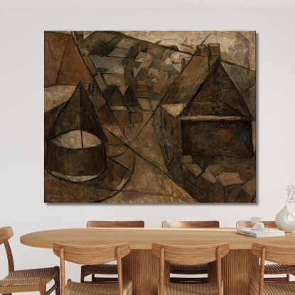 Paesaggio Bretone Con Un Pozzo Tadeusz Makowski tmk18 quadro stampato su tela