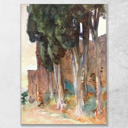 Alhambra Di Granada John Singer Sargent jss10 quadro stampato su tela