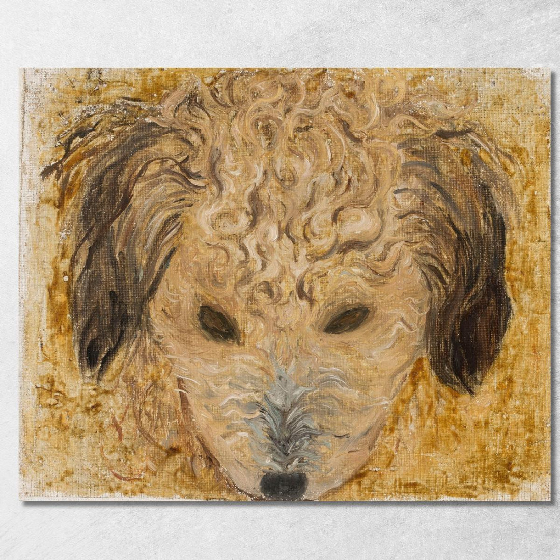 Testa Di Cane Tadeusz Makowski tmk35 quadro stampato su tela