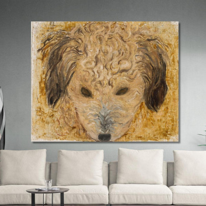 Testa Di Cane Tadeusz Makowski tmk35 quadro stampato su tela