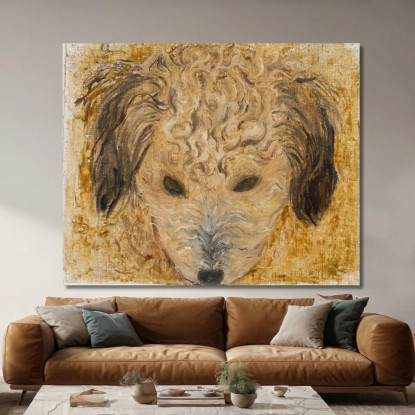 Testa Di Cane Tadeusz Makowski tmk35 quadro stampato su tela