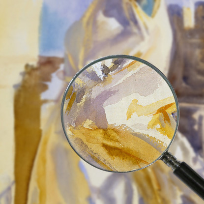 Donna Araba John Singer Sargent jss17 quadro stampato su tela