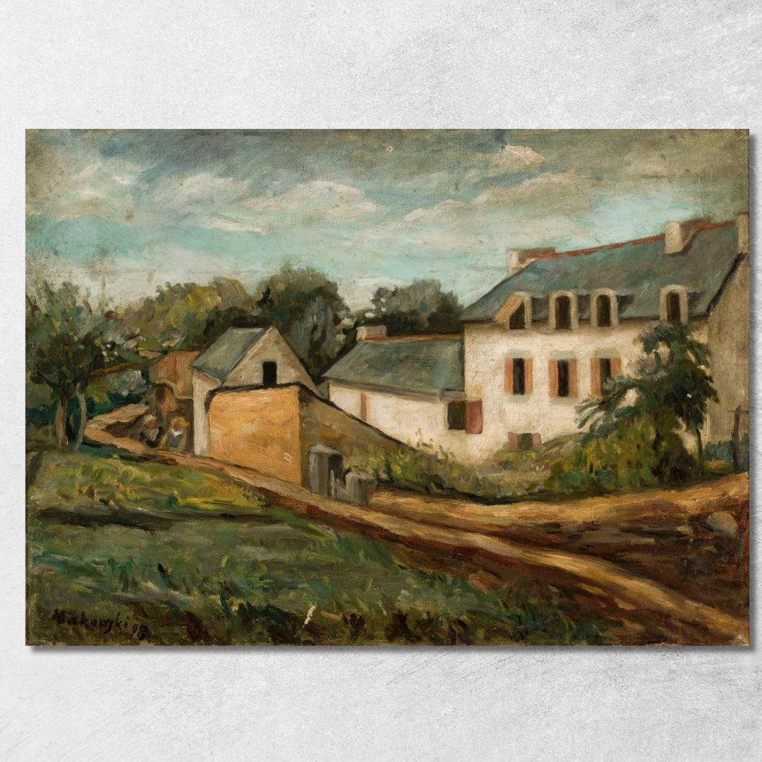 Paesaggio Da Le Pouldu Tadeusz Makowski tmk94 quadro stampato su tela