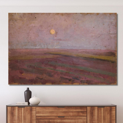 Paesaggio Con Gigli Tadeusz Makowski tmk102 quadro stampato su tela