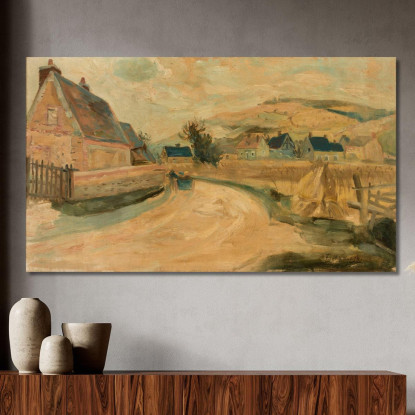 Villaggio Di Merey Tadeusz Makowski tmk121 quadro stampato su tela