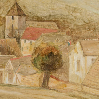 Piccola Città Tadeusz Makowski tmk122 quadro stampato su tela